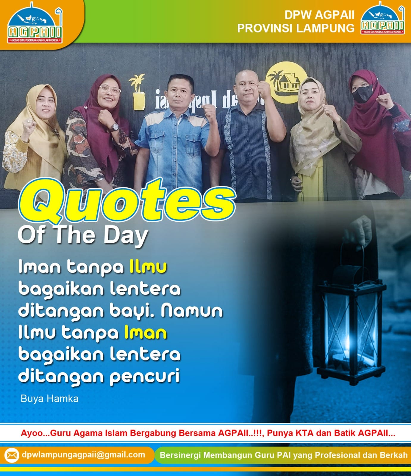 Quotes Of The Day: Harmoni Antara Iman dan Ilmu dalam Kehidupan