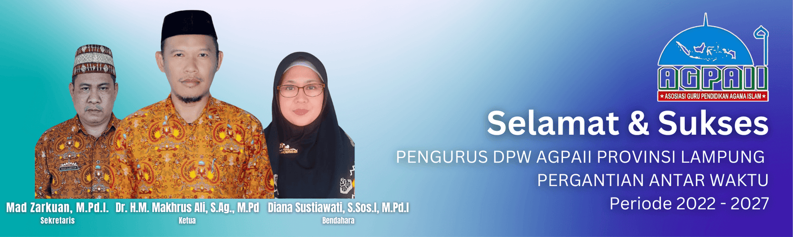 pengurus dpw agpaii lampung