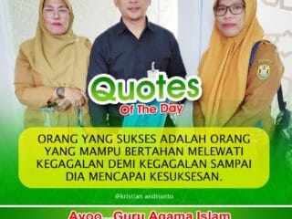 Quotes of the Day: Kegagalan Bukan Akhir, Tapi Jalan Menuju Sukses