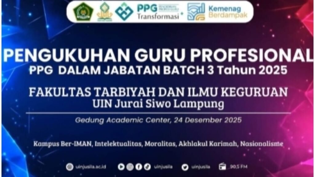 pengukuhan guru profesional