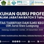 pengukuhan guru profesional